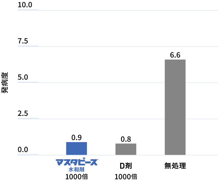 ブロッコリー花蕾腐敗病